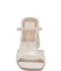 Dolce Vita Jemmy Pearl Embellished Heel Dress Slide Sandals