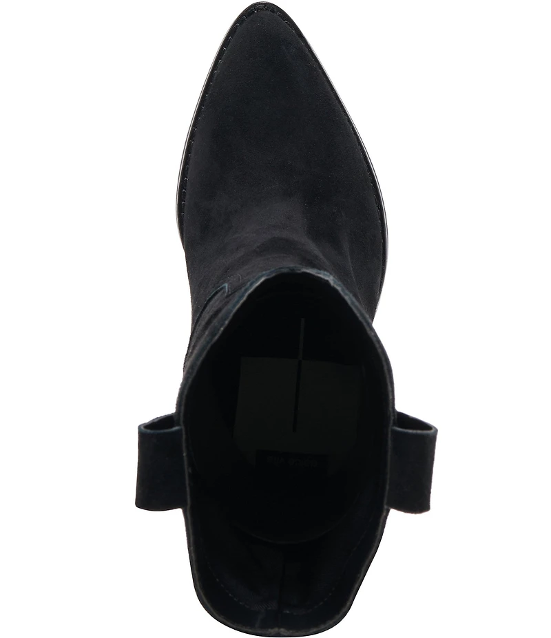 Dolce Vita Jessey Suede Western Mid Calf Boots