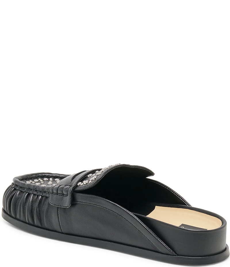 Dolce Vita Jodero Stud Leather Mule Loafers