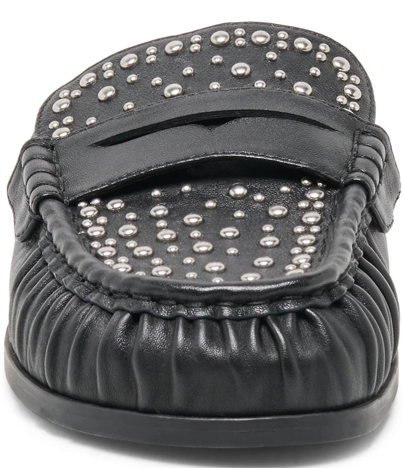 Dolce Vita Jodero Stud Leather Mule Loafers