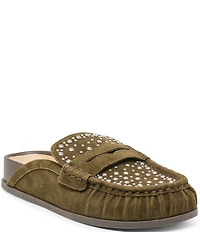 Dolce Vita Jodero Stud Suede Mule Loafers