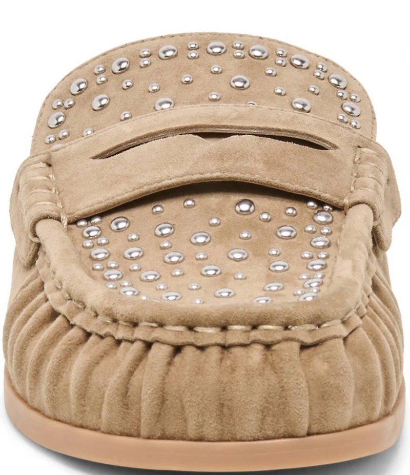 Dolce Vita Jodero Stud Suede Mule Loafers