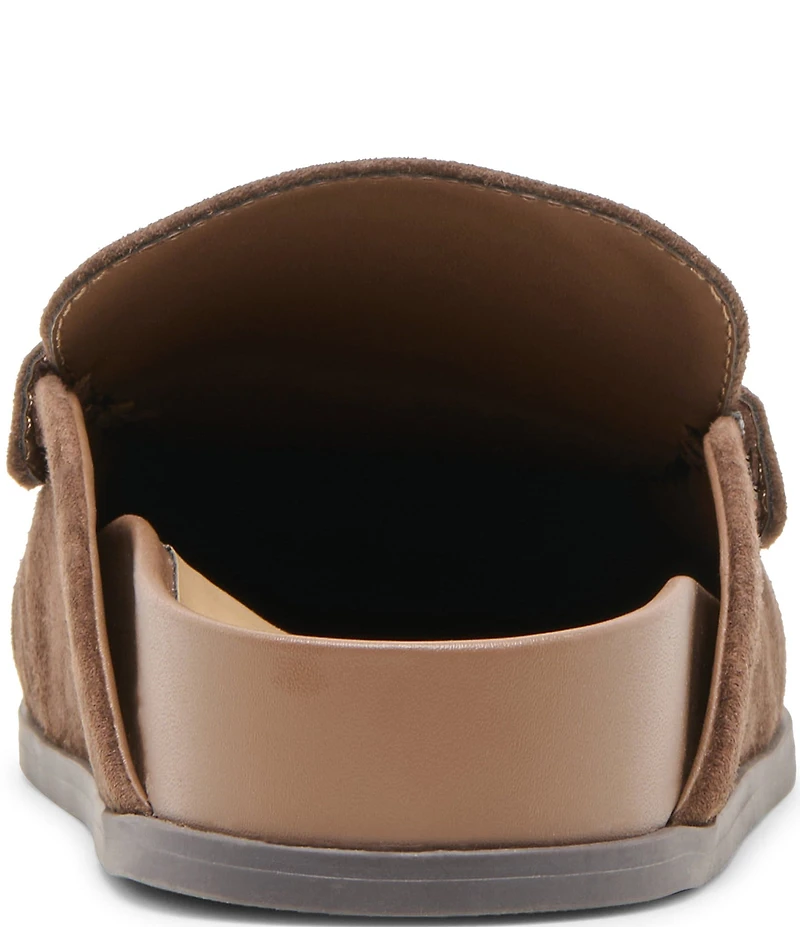 Dolce Vita Jodero Suede Metallic Hardware Mule Loafers