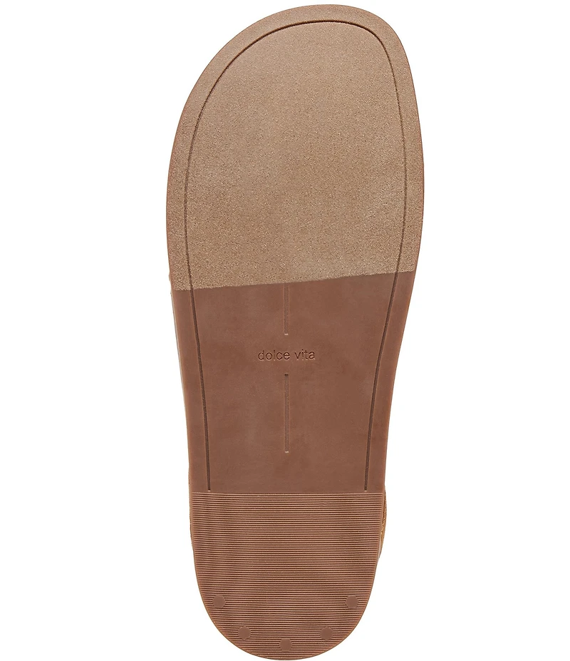 Dolce Vita Jodero Suede Metallic Hardware Mule Loafers