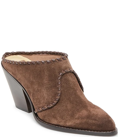 Dolce Vita Jolyn Suede Western Mules
