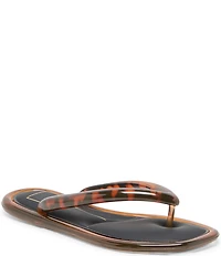 Dolce Vita Jozey Tortoise Print Jelly Thong Sandals
