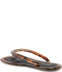 Dolce Vita Jozey Tortoise Print Jelly Thong Sandals
