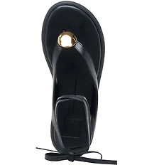 Dolce Vita Judy Leather Ornament Ankle Wrap Sandals