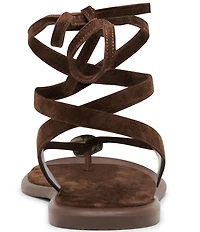 Dolce Vita Judy Leather Ornament Ankle Wrap Sandals