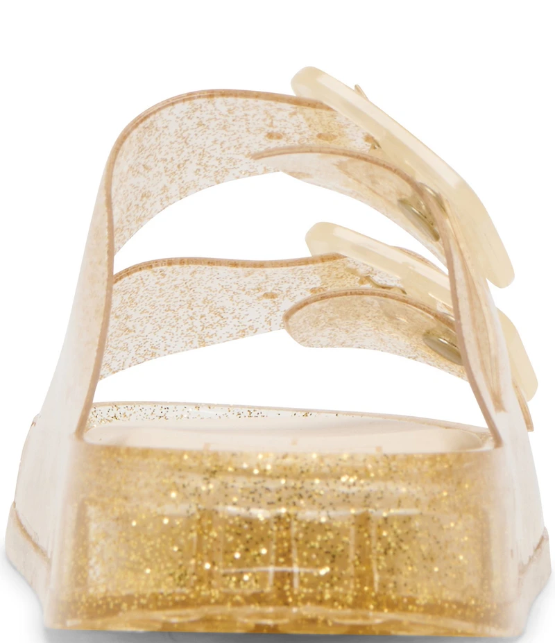 Dolce Vita Julio Glitter Vinyl Slide Sandals
