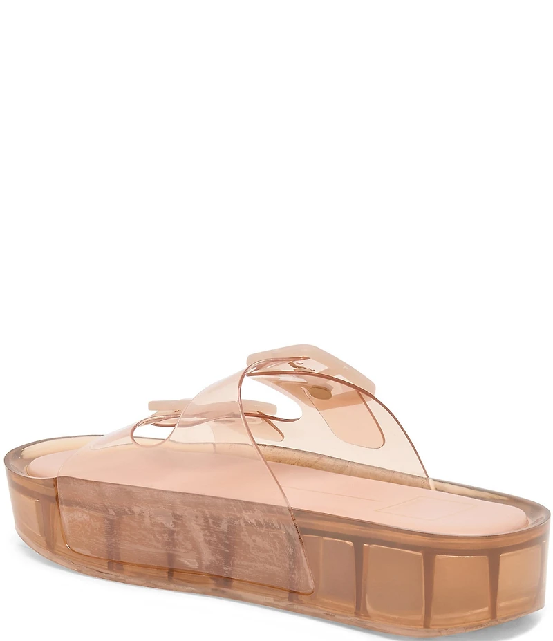 Dolce Vita JulioX Platform Vinyl Slide Sandals