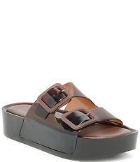 Dolce Vita JulioX Platform Vinyl Slide Sandals