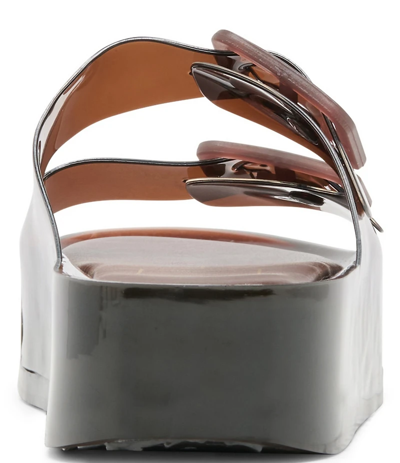 Dolce Vita JulioX Platform Vinyl Slide Sandals