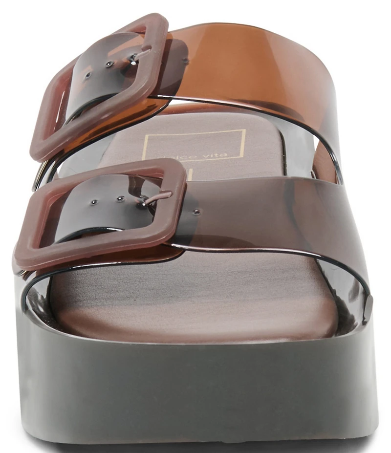 Dolce Vita JulioX Platform Vinyl Slide Sandals