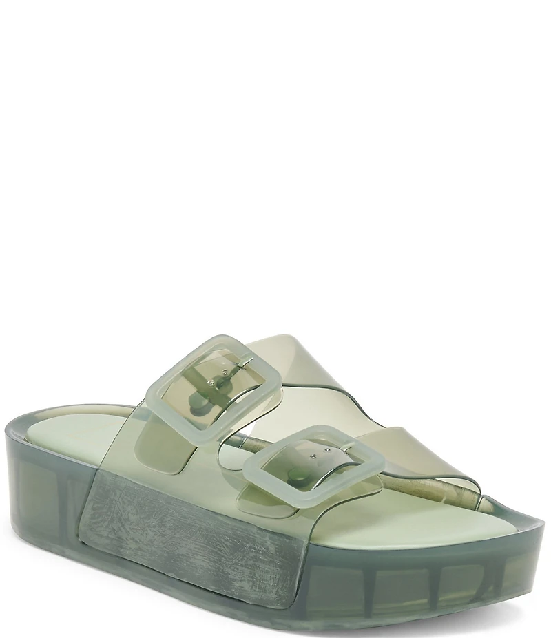 Dolce Vita JulioX Platform Vinyl Slide Sandals