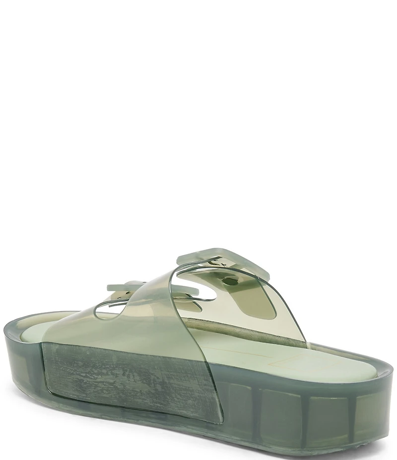 Dolce Vita JulioX Platform Vinyl Slide Sandals