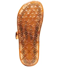 Dolce Vita JulioX Tortoise Print Banded Vinyl Platform Slide Sandals