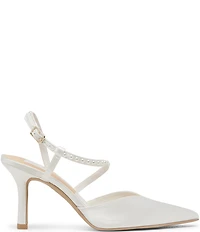Dolce Vita Kamra Pearl Satin Slingback Pumps