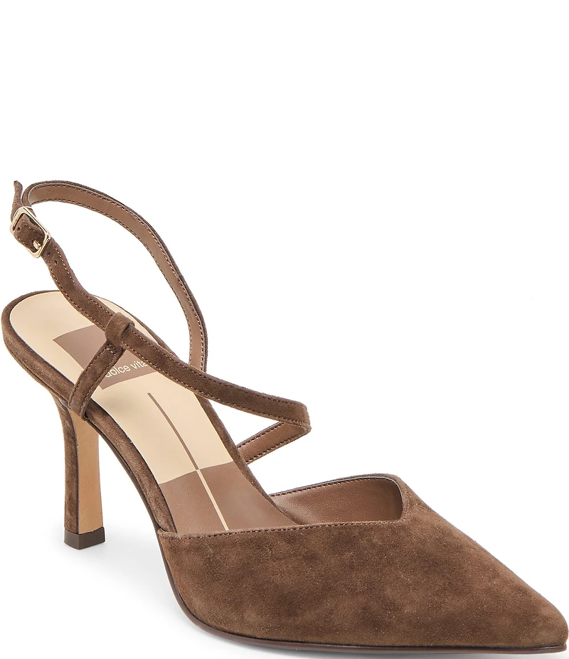 Dolce Vita Kamra Suede Slingback Pumps