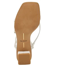 Dolce Vita Karlos Leather Strappy Ankle Strap Block Heel Sandals