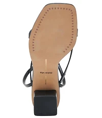 Dolce Vita Karlos Leather Strappy Ankle Strap Block Heel Sandals