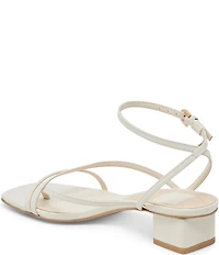 Dolce Vita Karlos Leather Strappy Ankle Strap Block Heel Sandals