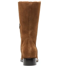 Dolce Vita Kedra H2O Waterproof Suede Faux Fur Detail Boots