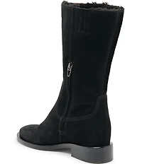Dolce Vita Kedra H2O Waterproof Suede Faux Fur Detail Boots