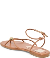 Dolce Vita Kenley Leather Strappy Metallic Hardware Ankle Strap Sandals