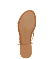 Dolce Vita Kenley Leather Strappy Metallic Hardware Ankle Strap Sandals