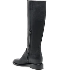 Dolce Vita Kilian H2O Waterproof Leather Buckle Hardware Tall Riding Boots