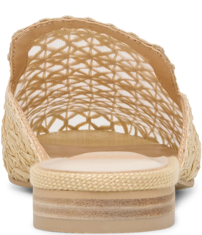 Dolce Vita Kirt Woven Raffia Mules
