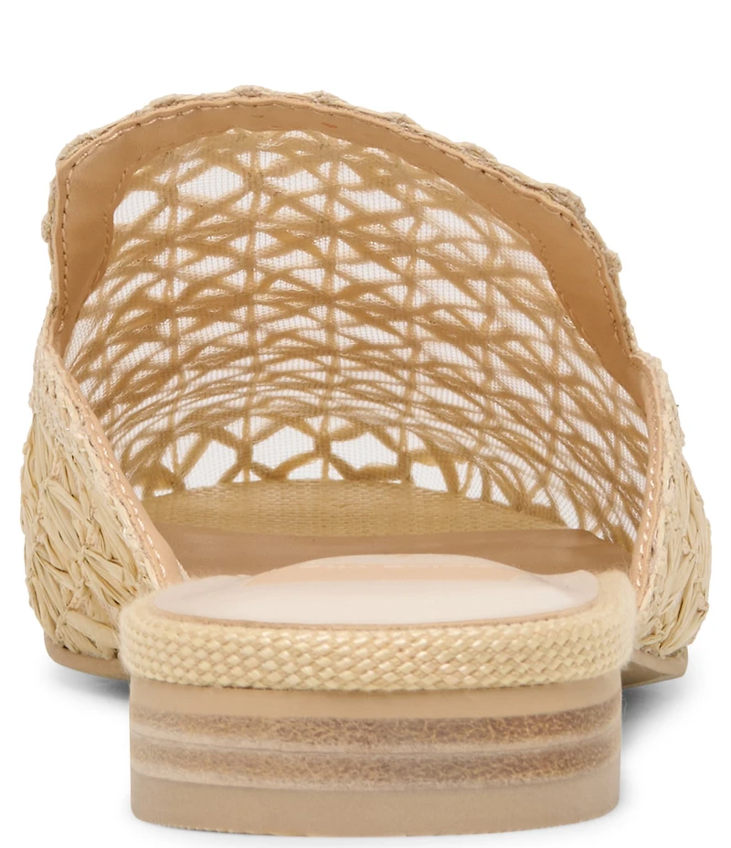 Dolce Vita Kirt Woven Raffia Mules