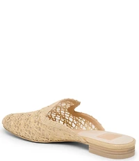 Dolce Vita Kirt Woven Raffia Mules