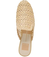 Dolce Vita Kirt Woven Raffia Mules