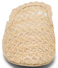 Dolce Vita Kirt Woven Raffia Mules