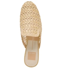 Dolce Vita Kirt Woven Raffia Mules