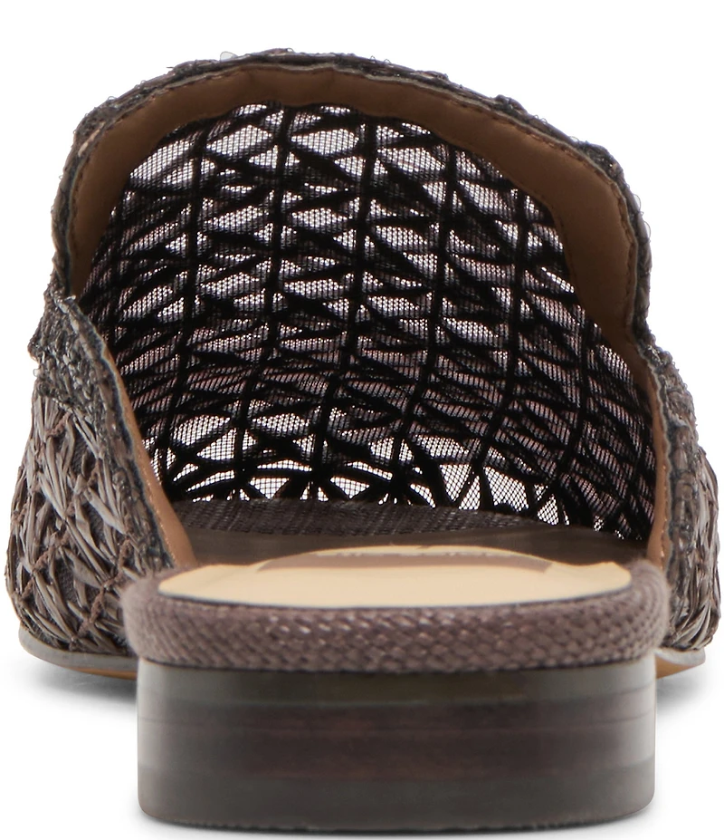 Dolce Vita Kirt Woven Raffia Mules