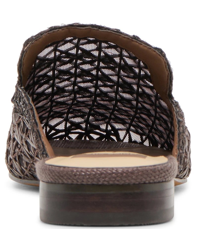 Dolce Vita Kirt Woven Raffia Mules