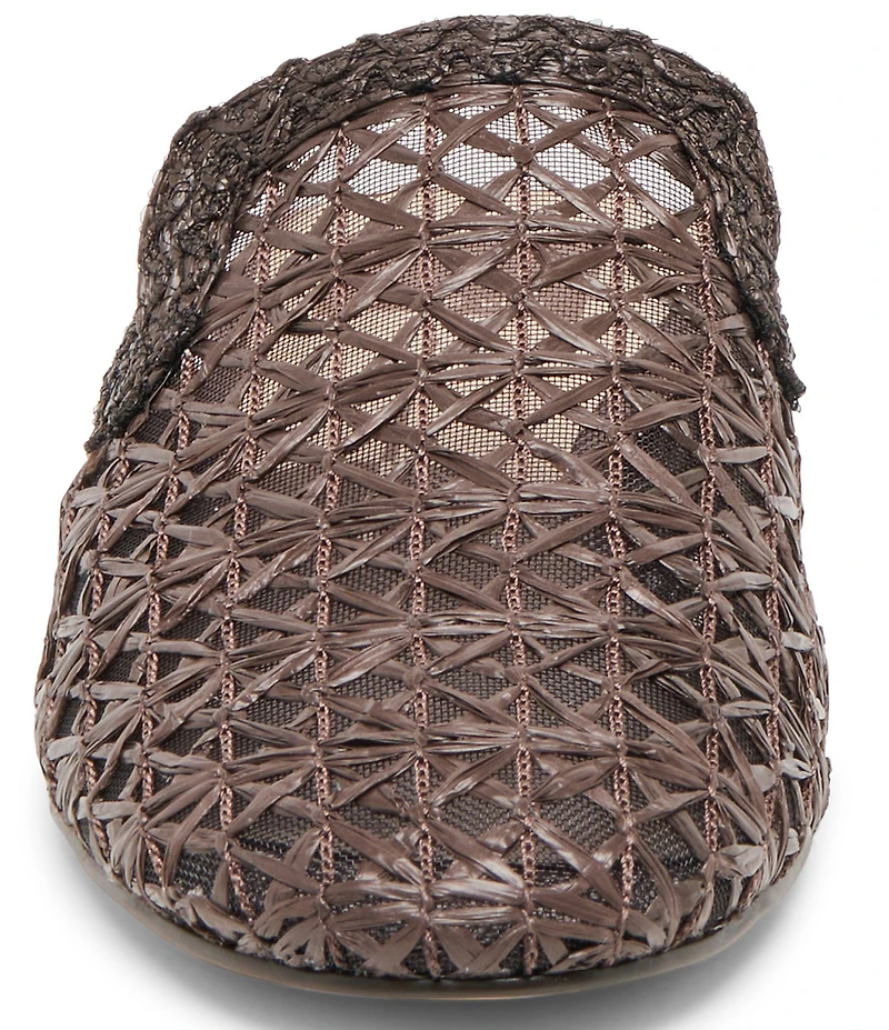 Dolce Vita Kirt Woven Raffia Mules