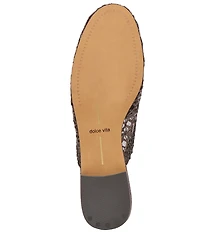 Dolce Vita Kirt Woven Raffia Mules