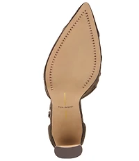 Dolce Vita Kylo Suede Pleated Ankle Strap Pumps