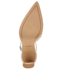 Dolce Vita Kylo Suede Pleated Ankle Strap Pumps