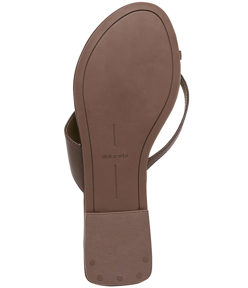 Dolce Vita Lenex Leather Thong Sandals