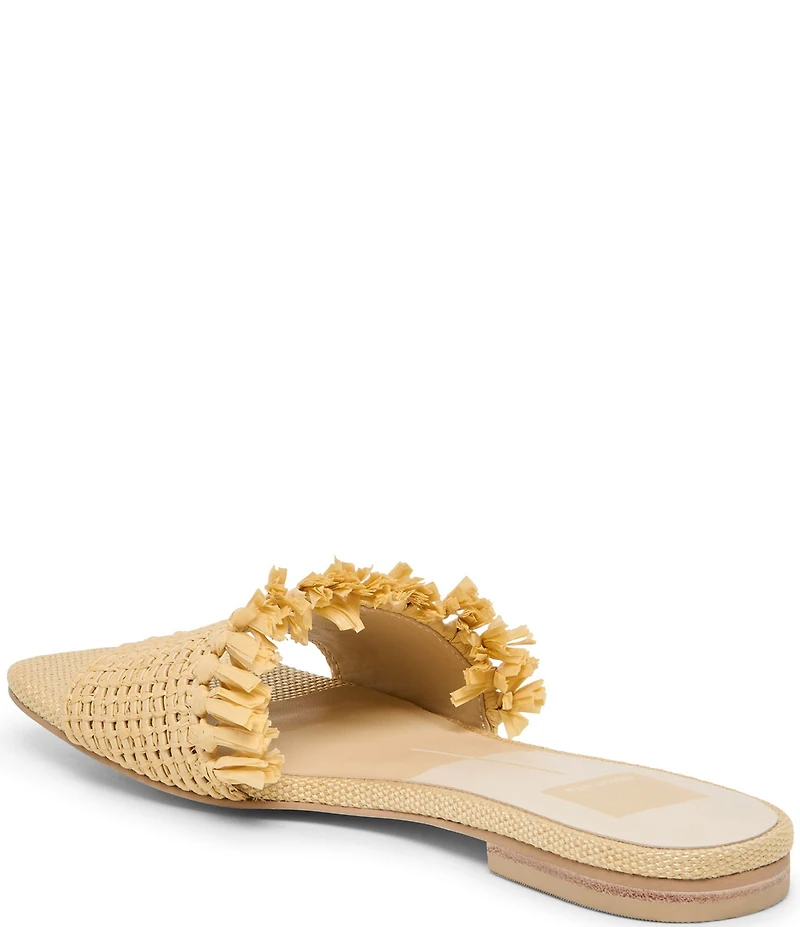 Dolce Vita Lenya Raffia Slide Sandals