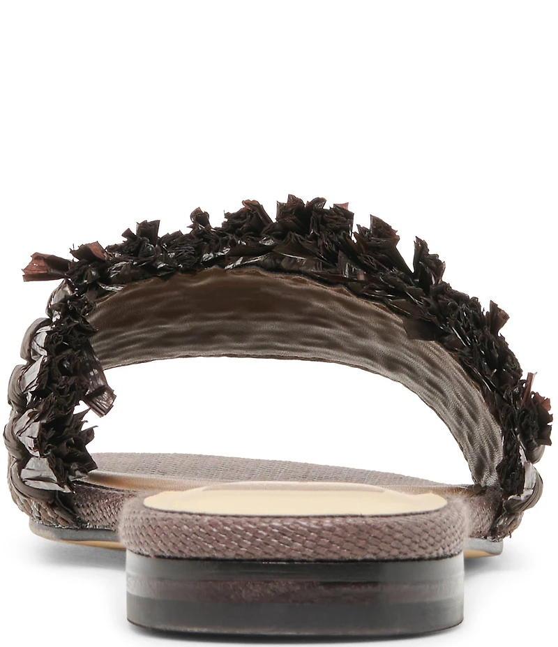 Dolce Vita Lenya Raffia Slide Sandals