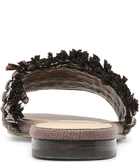Dolce Vita Lenya Raffia Slide Sandals