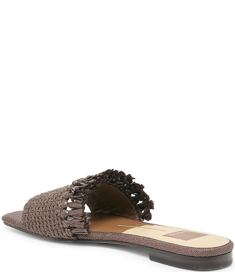 Dolce Vita Lenya Raffia Slide Sandals