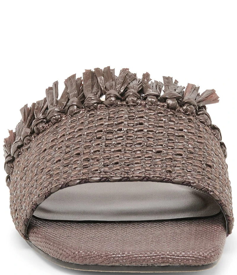 Dolce Vita Lenya Raffia Slide Sandals