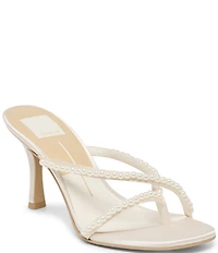 Dolce Vita Liano Pearl Satin Heels